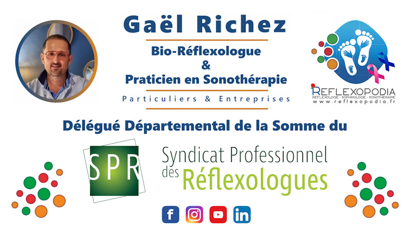 photo diplome Gaël Richez - Reflexopodia Réflexologie