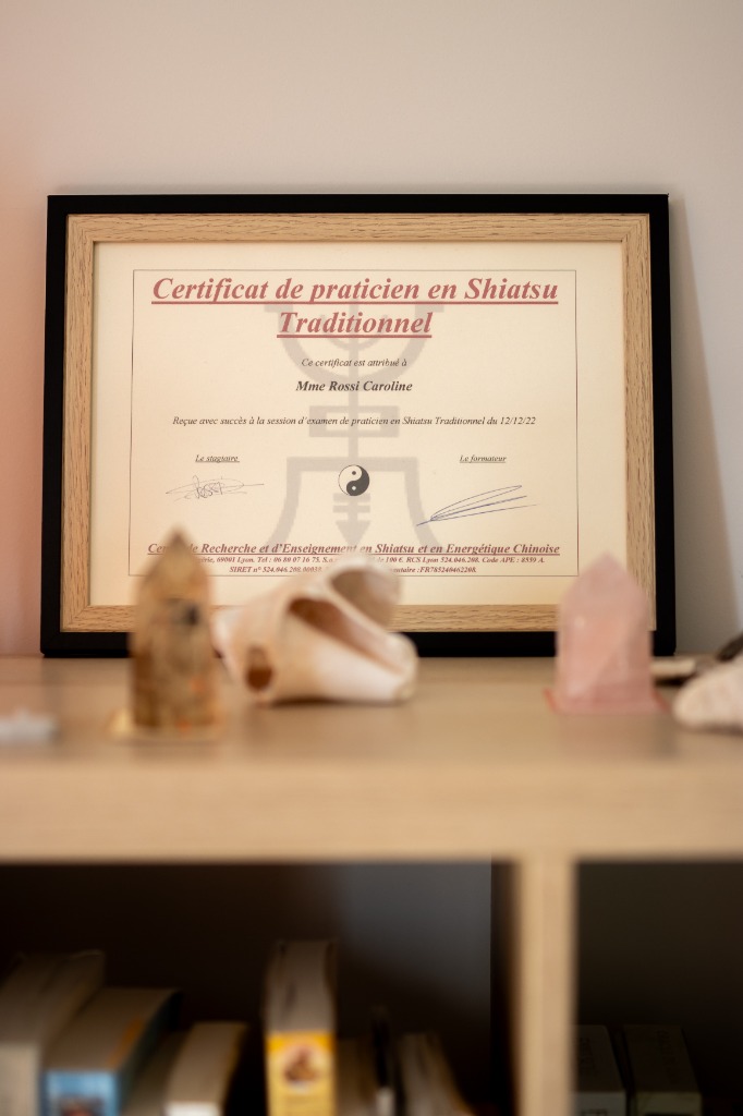 photo diplome Caroline Rossi - Âme à Soi