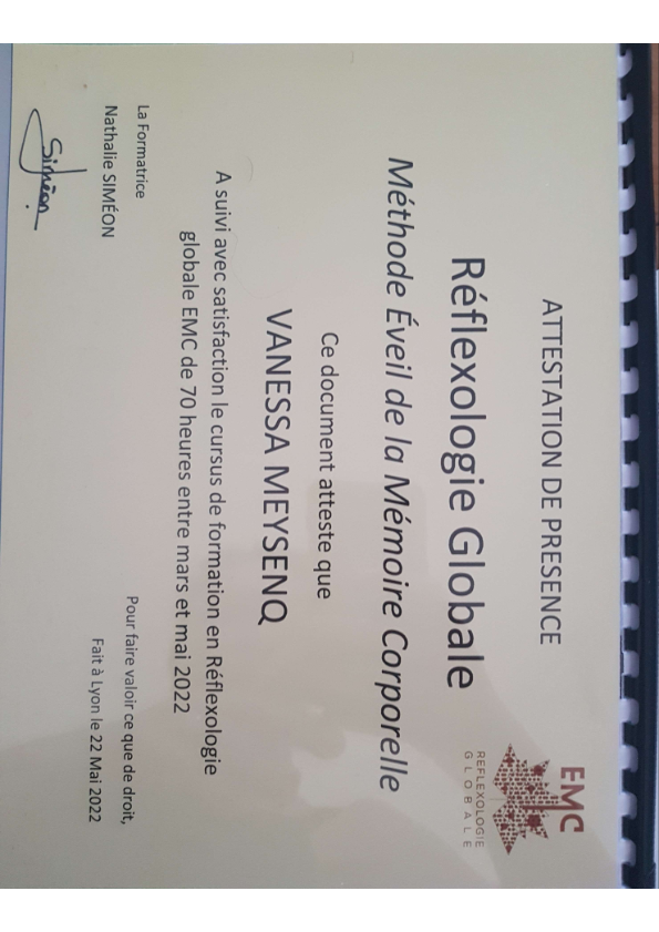 photo diplome MEYSENQ Vanessa