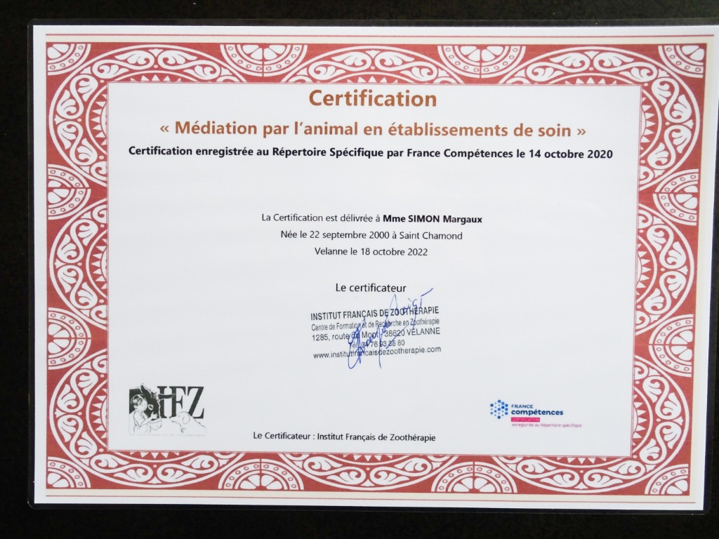 photo diplome Margaux Simon