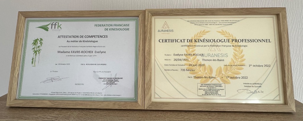 photo diplome Evelyne Favre-Rochex 