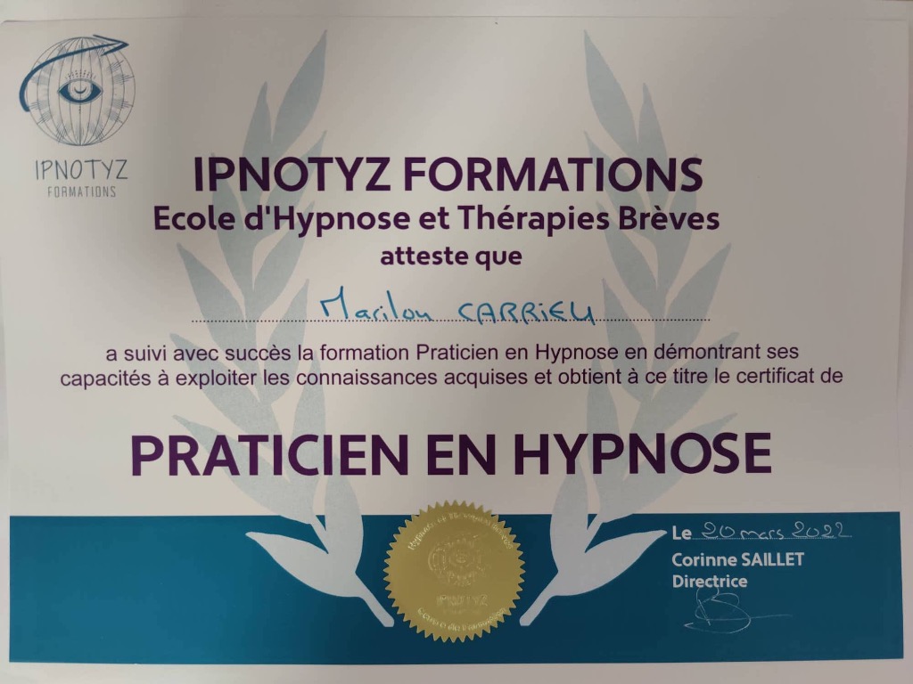 photo diplome Marilou Carrieu