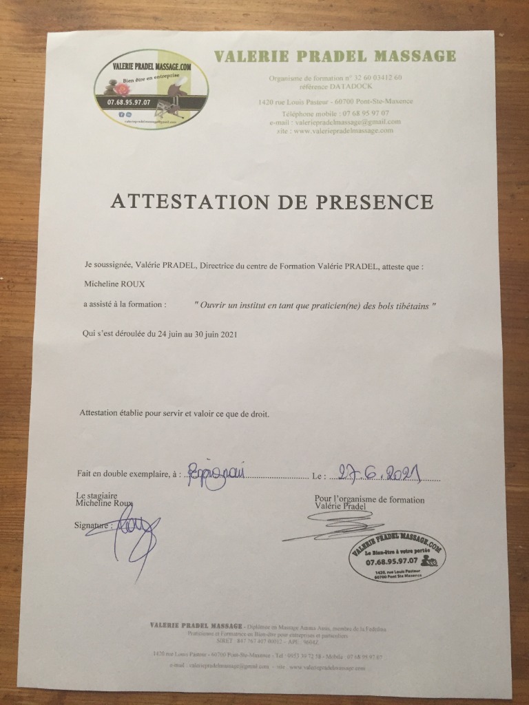 photo diplome Micheline ROUX