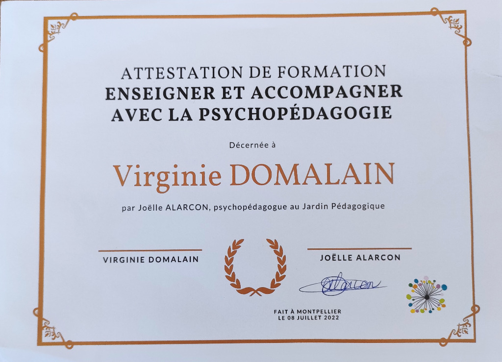 photo diplome Un brain de pédagogie