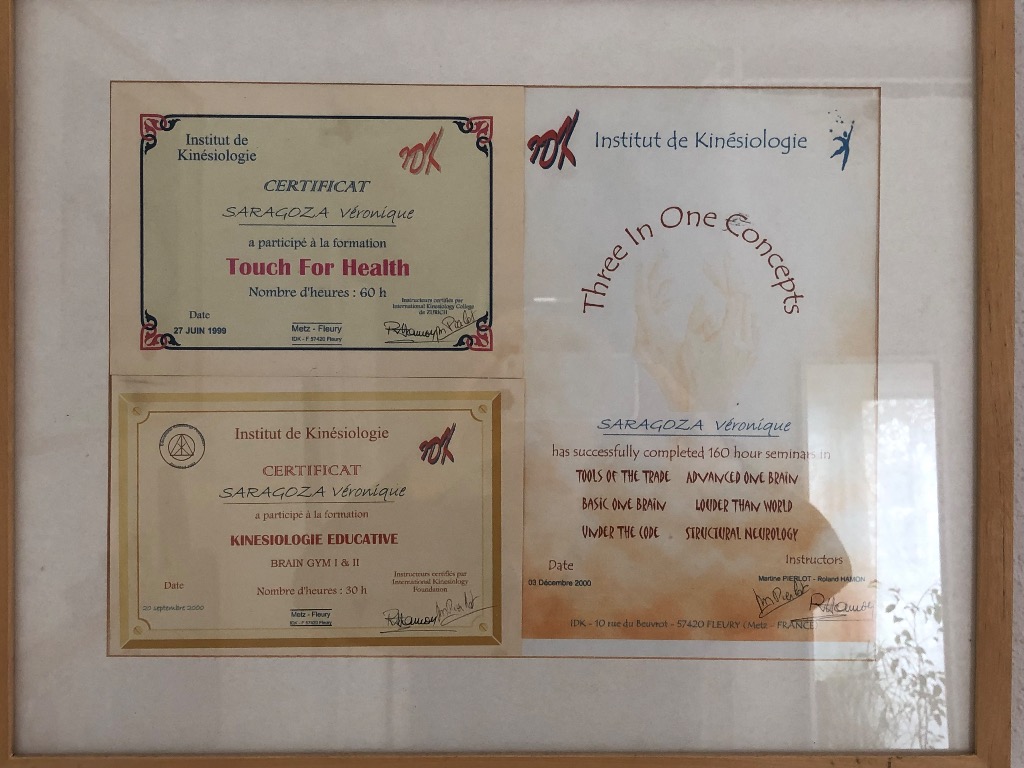 photo diplome VERONIQUE SARAGOZA