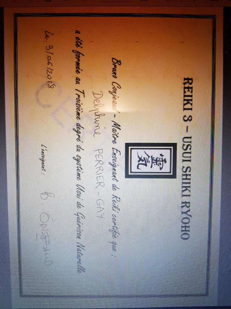 photo diplome Douceur de l’aube Perrier Gay Delphine