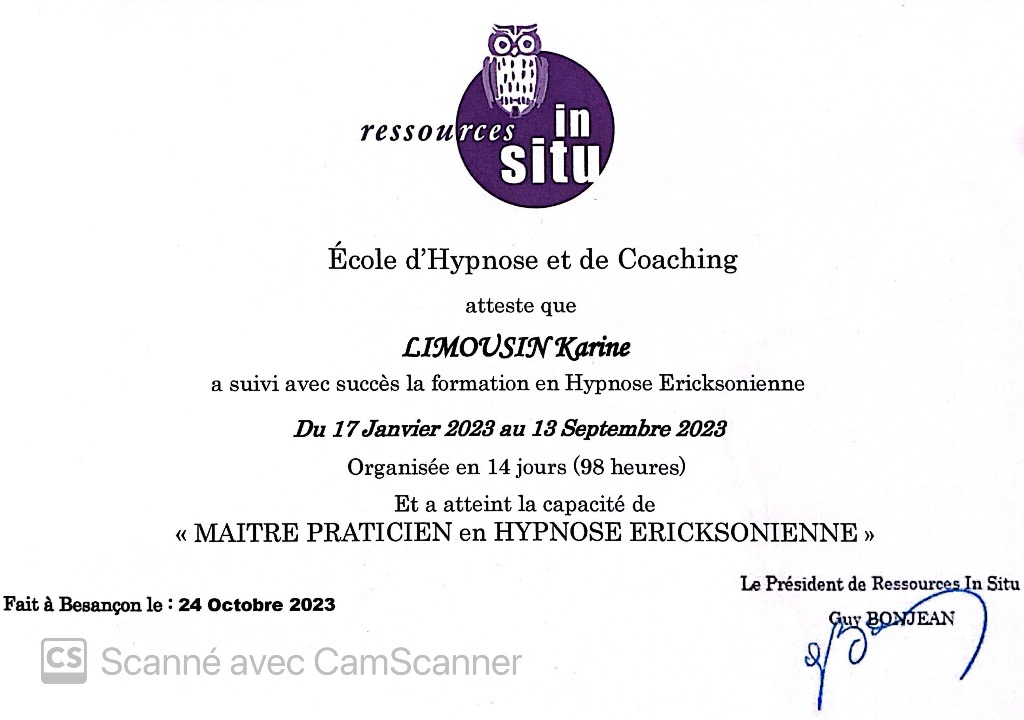 photo diplome Limousin karine 