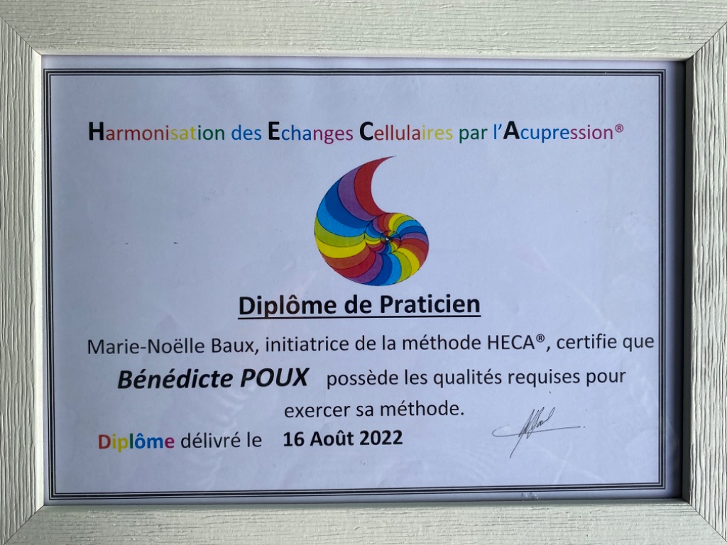 photo diplome Bénédicte Poux