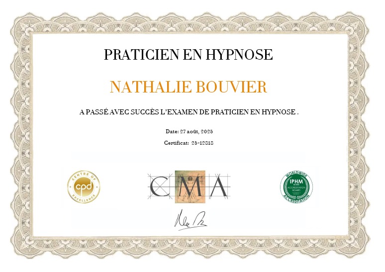 photo diplome BOUVIER Nathalie