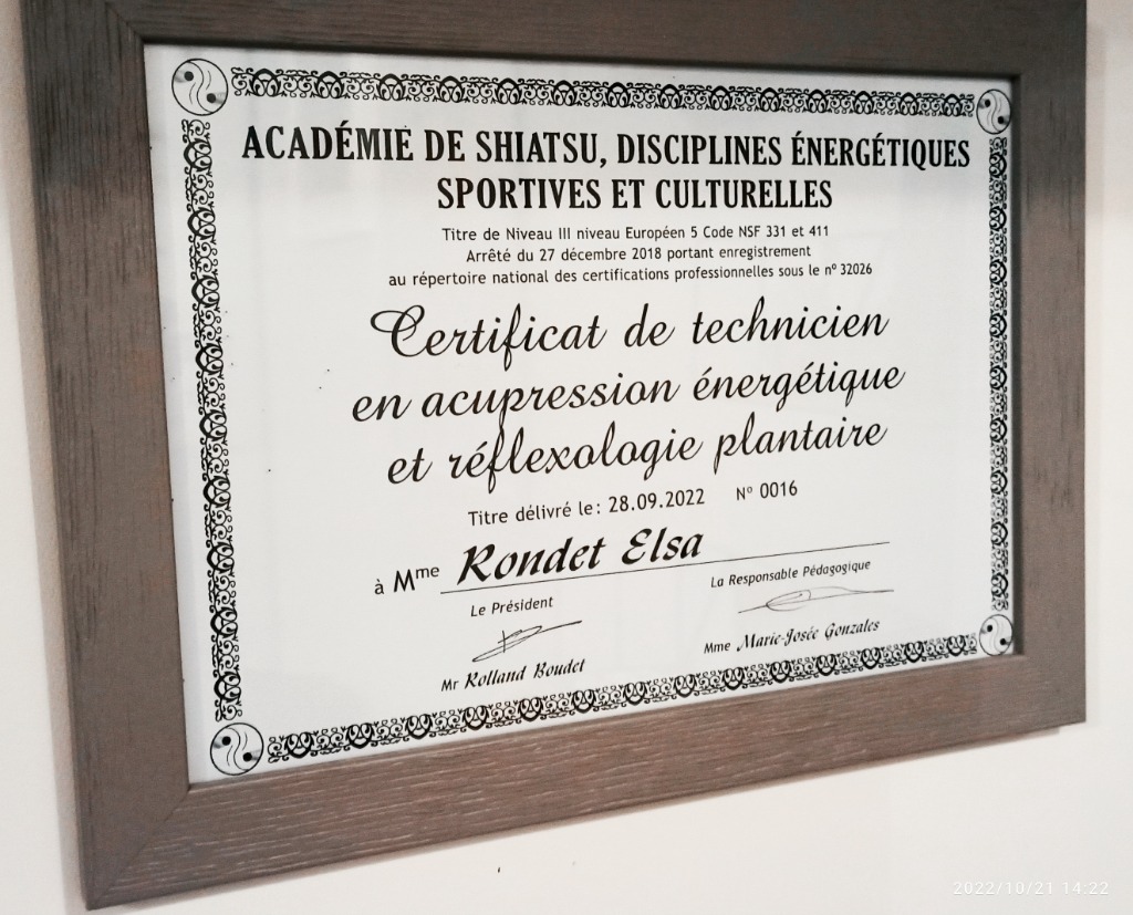 photo diplome Elsa Fleur Rondet