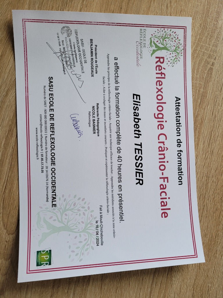 photo diplome Elisabeth TESSIER