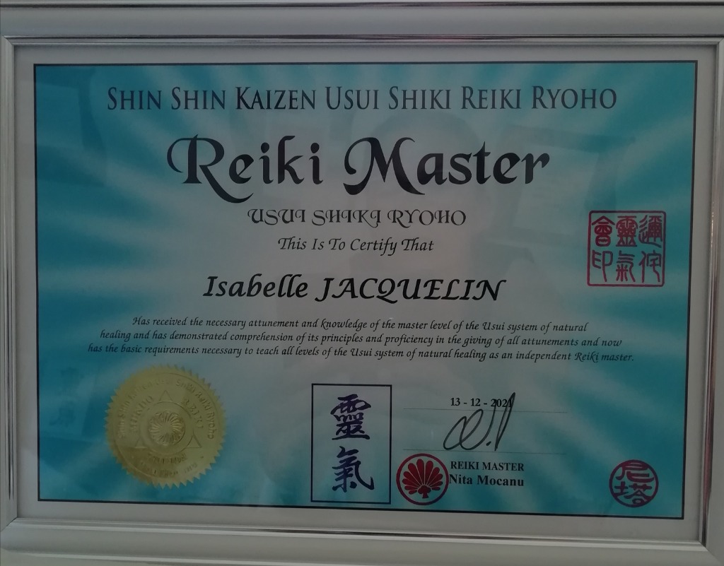 photo diplome Isabelle Jacquelin