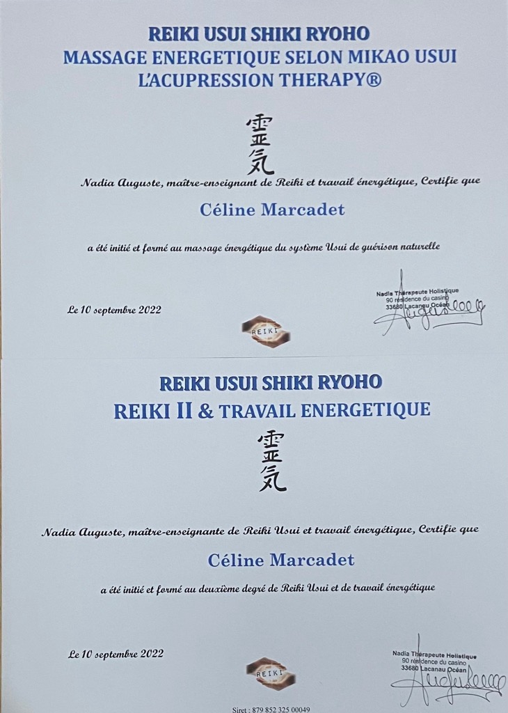 photo diplome EssenCel’enSoi