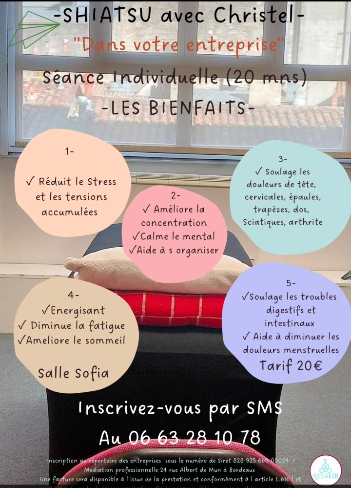 photo portrait Shiatsu Bordeaux un soin par Christel