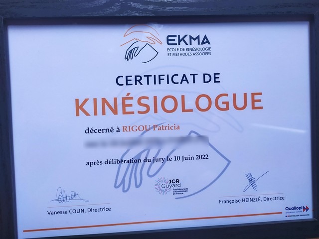 photo diplome Patricia RIGOU