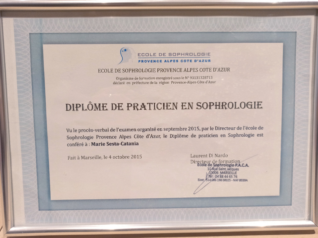 photo diplome Marie Sesta-Catania