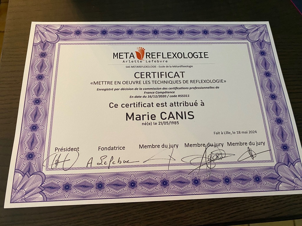 photo diplome Zen & Yogi