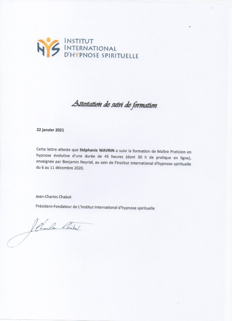 photo diplome Stéphanie Wavrin