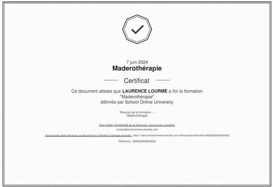 photo diplome LAURENCE