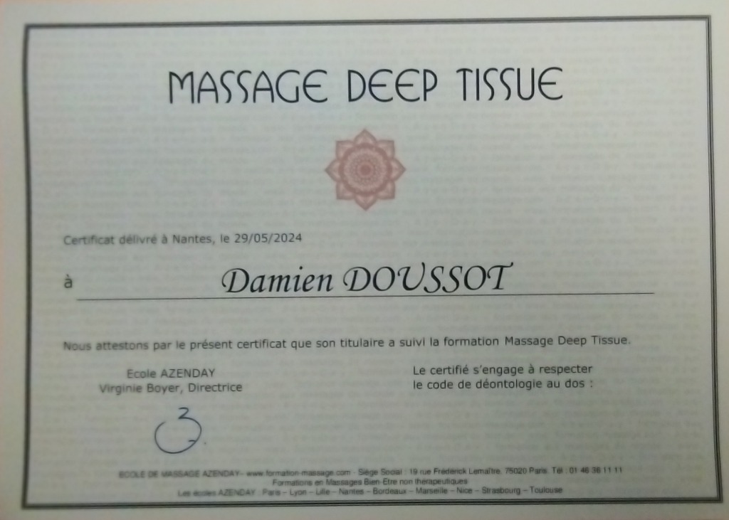 photo diplome Damien Doussot