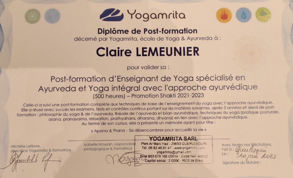 photo diplome Lemeunier Claire