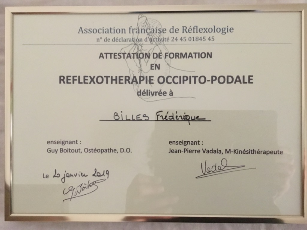 photo diplome Frédérique BILLÈS 