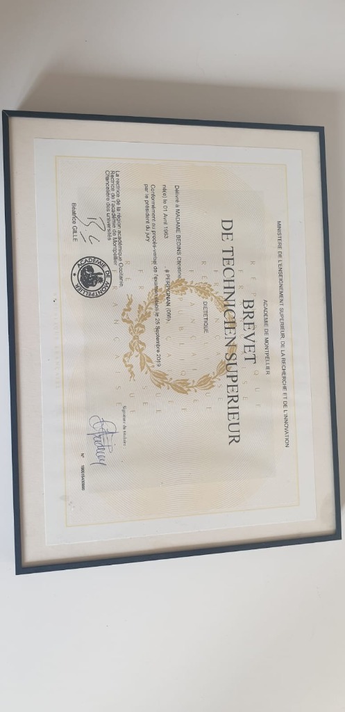 photo diplome BANESSY Christine