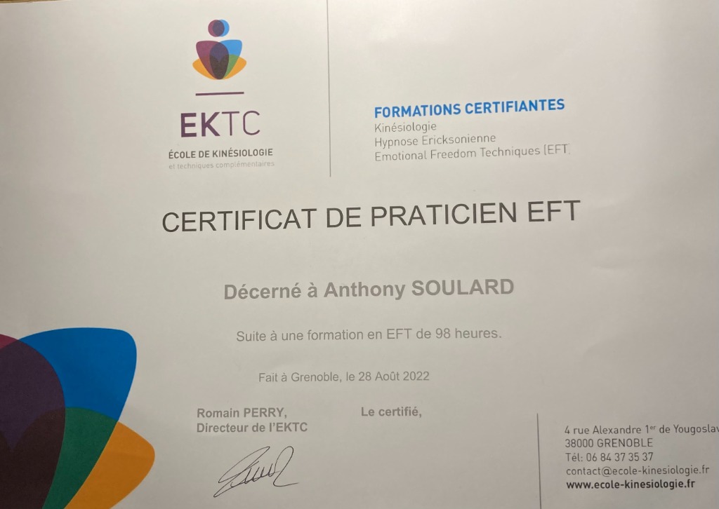 photo diplome Soulard Anthony