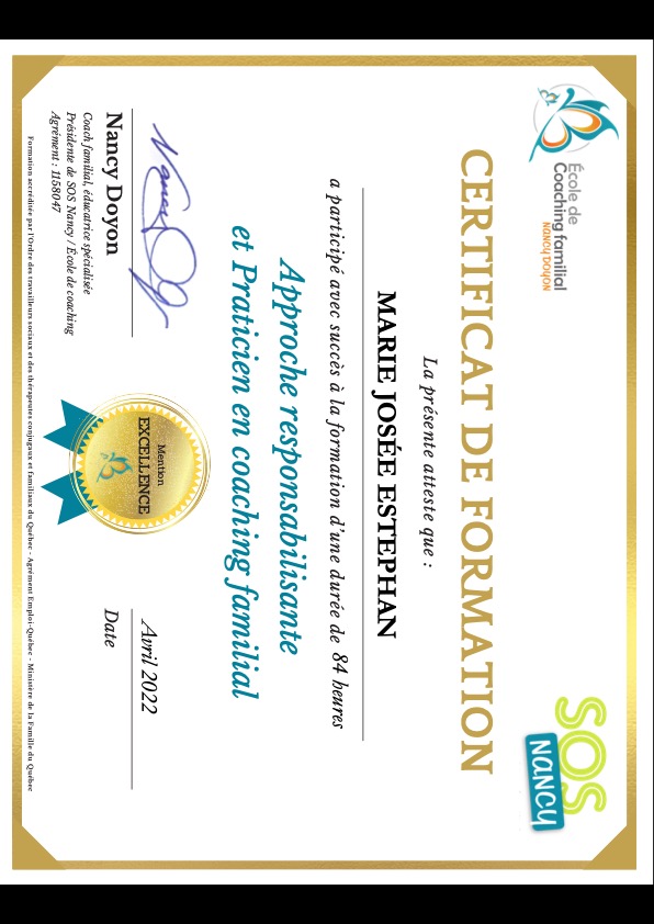 photo diplome Josée Estephan