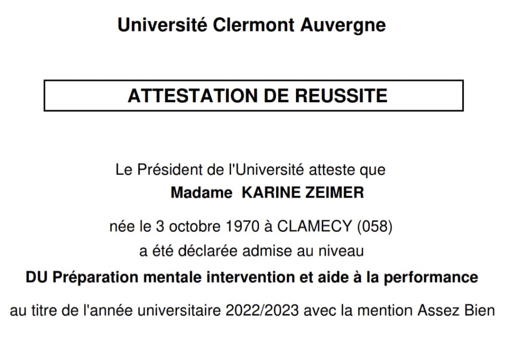 photo diplome Karine Zeimer