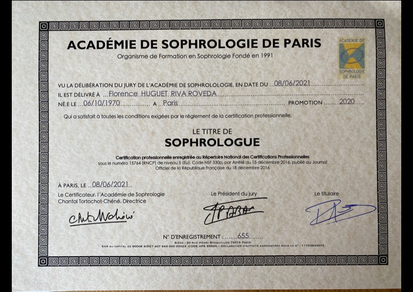 photo diplome Florence Riva Roveda