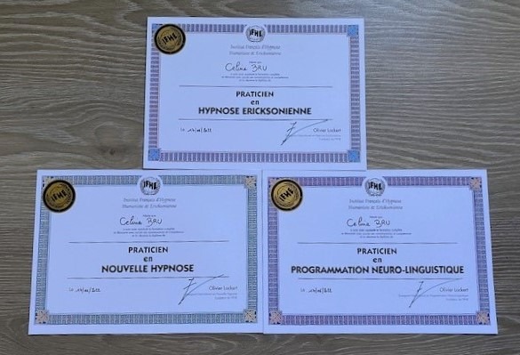 photo diplome Celine BRU