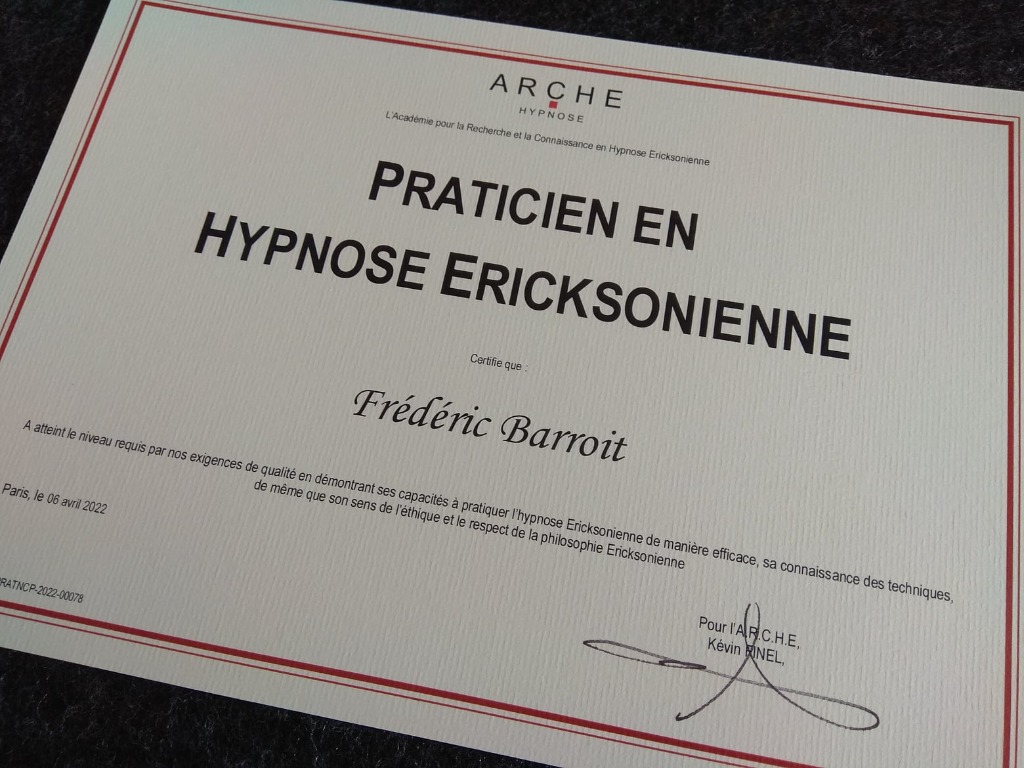 photo diplome Frédéric Barroit