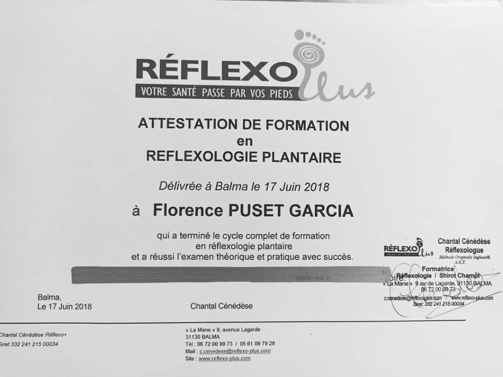 photo diplome Florence Puset