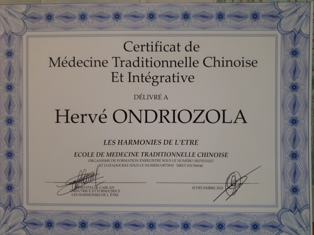 photo diplome Hervé ONDRIOZOLA