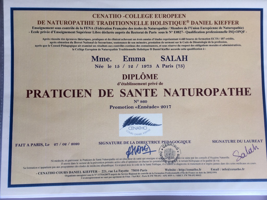 photo diplome Emma salah