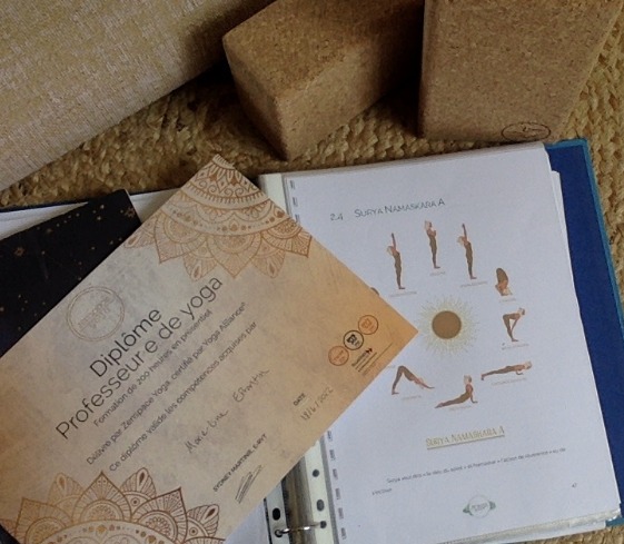 photo diplome Yoga Anti-Stress / Massage Kobido Relaxation