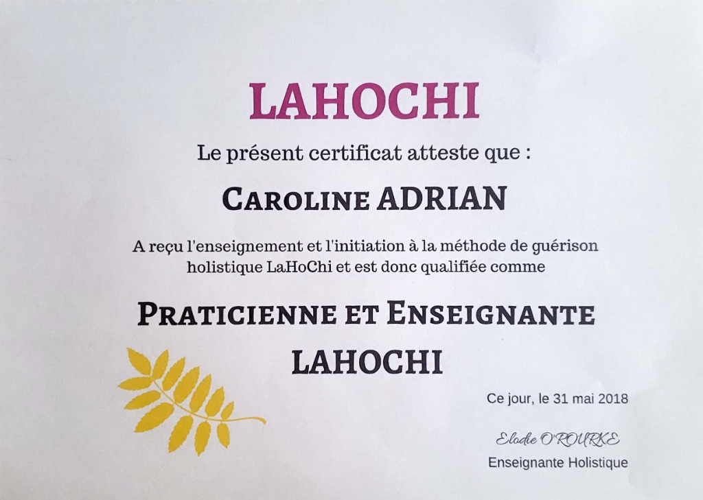 photo diplome Caroline ADRIAN