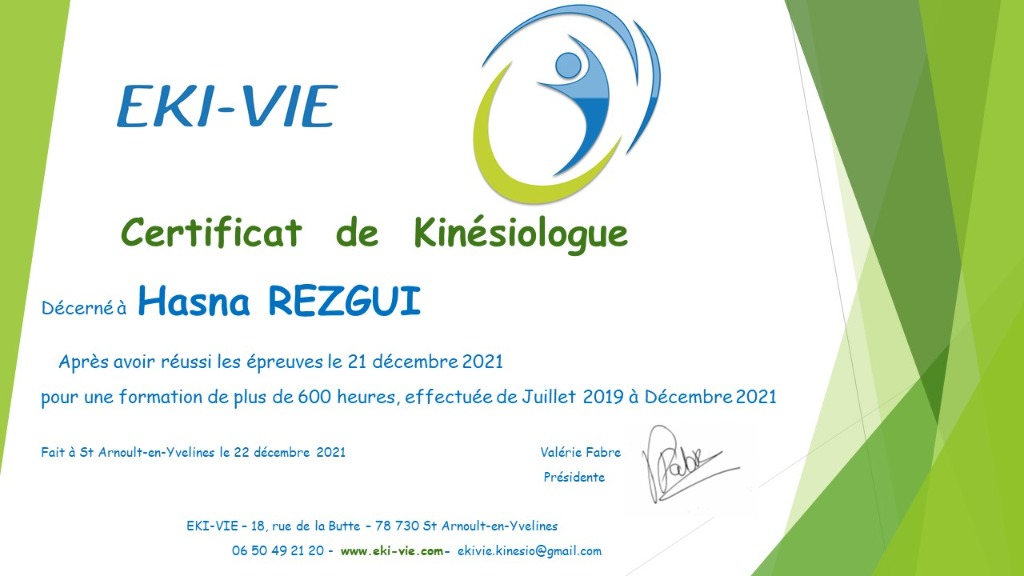 photo diplome Hasna rezgui