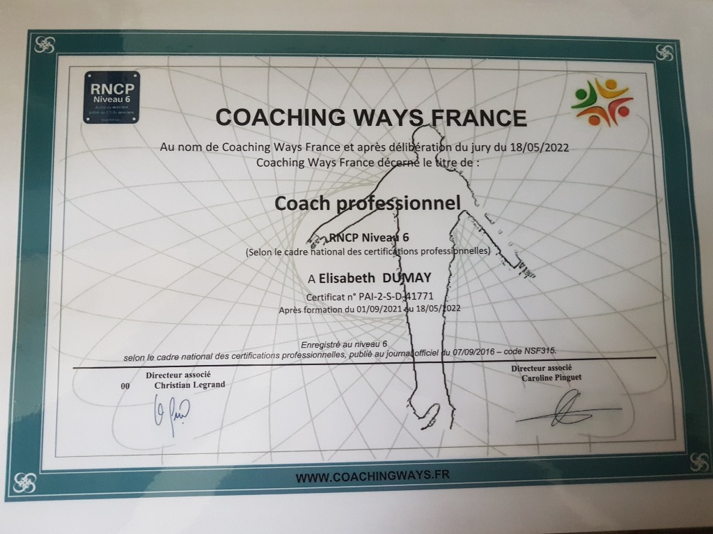 photo diplome Elisabeth Dumay