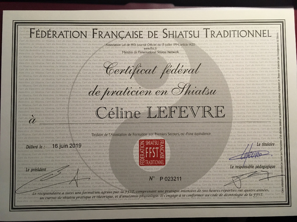 photo diplome Shiatsu-Ki-Danse