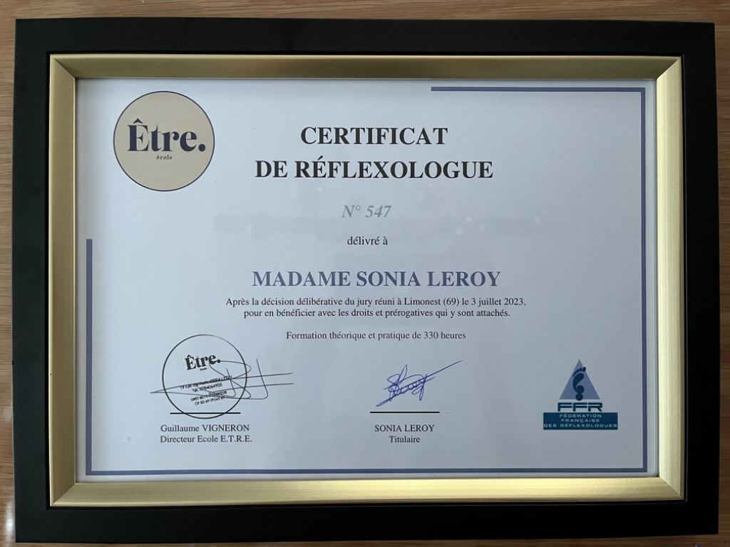 photo diplome Sonia Leroy 