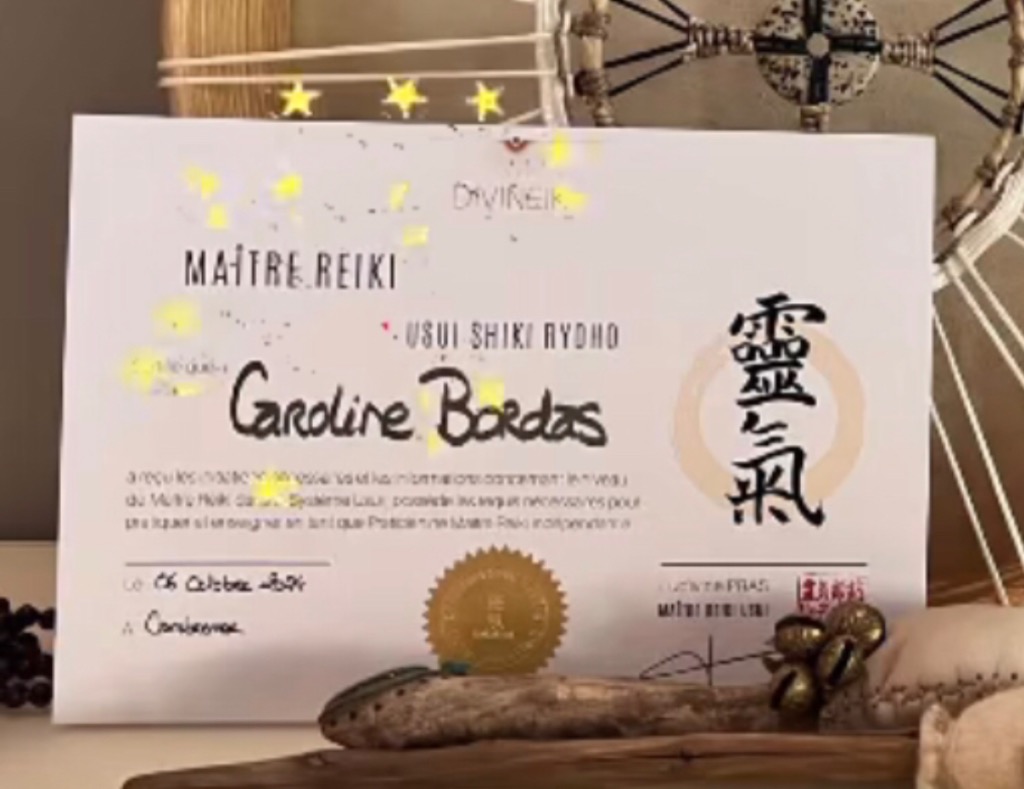 photo diplome Caroline Bordas