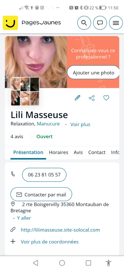 photo cabinet Lilimasseuse 