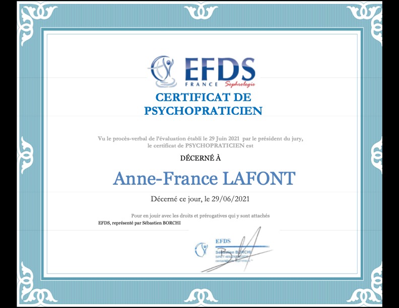 photo activite Anne-France Lafont