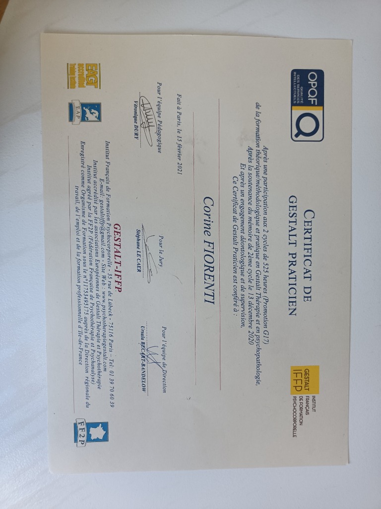 photo diplome Corine Fiorenti