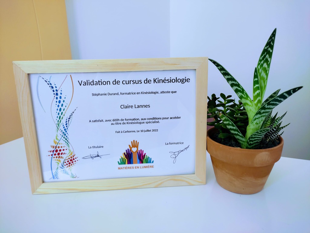 photo diplome Éclaire tes sens 