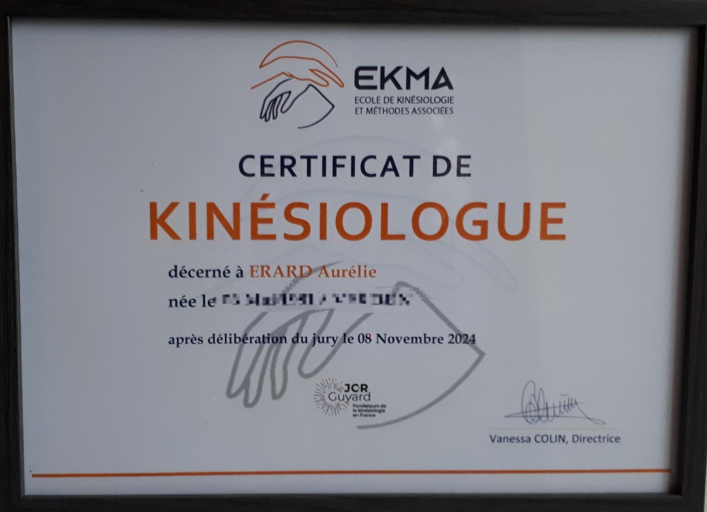 photo diplome Aurélie Erard 