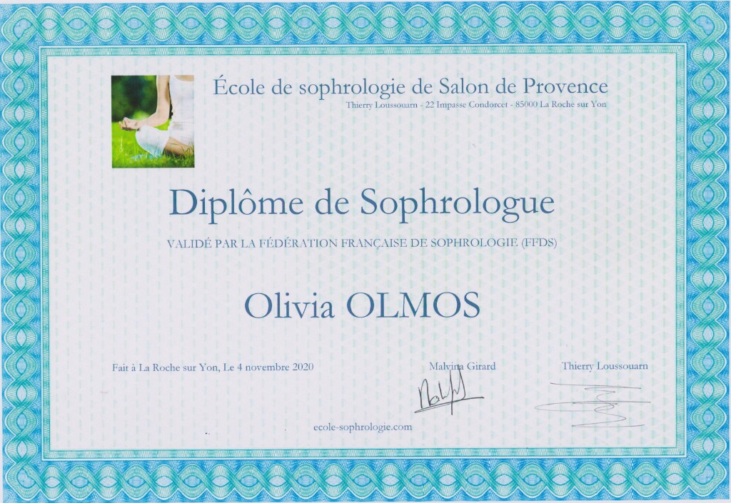 photo diplome Olivia Olmos