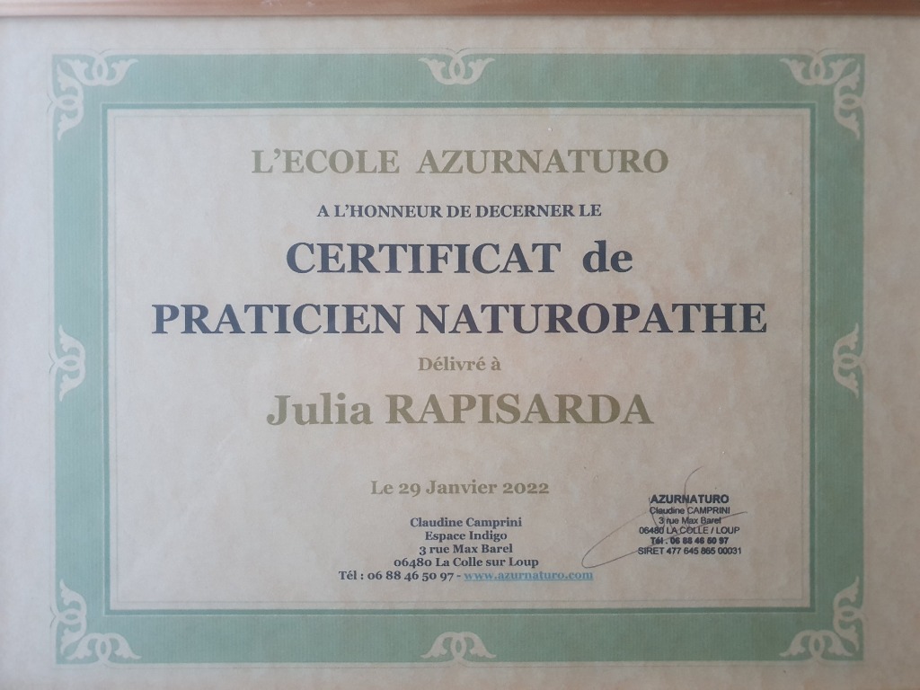 photo diplome RAPISARDA YULIYA